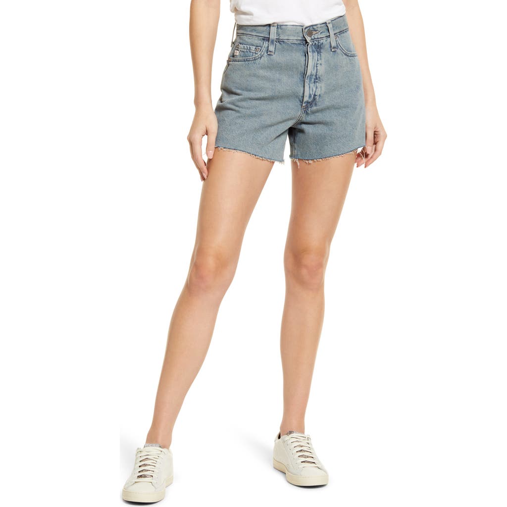 Shop Ag Alexxis High Waist Wedgie Cutoff Denim Shorts In Bourbon St.