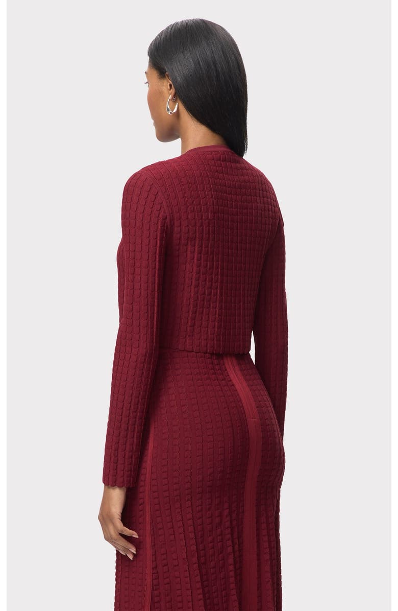 Herve Leger The Georgina Cardigan, Alternate, color, Redrock