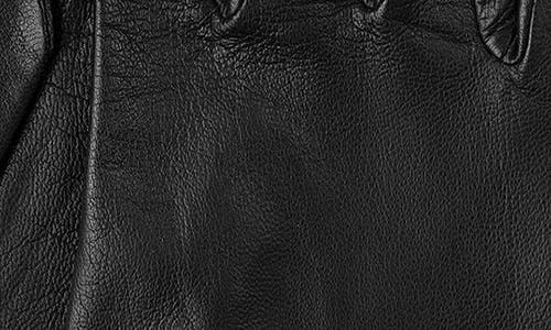 Paula Rowan Stephanie Leather Gloves In Black