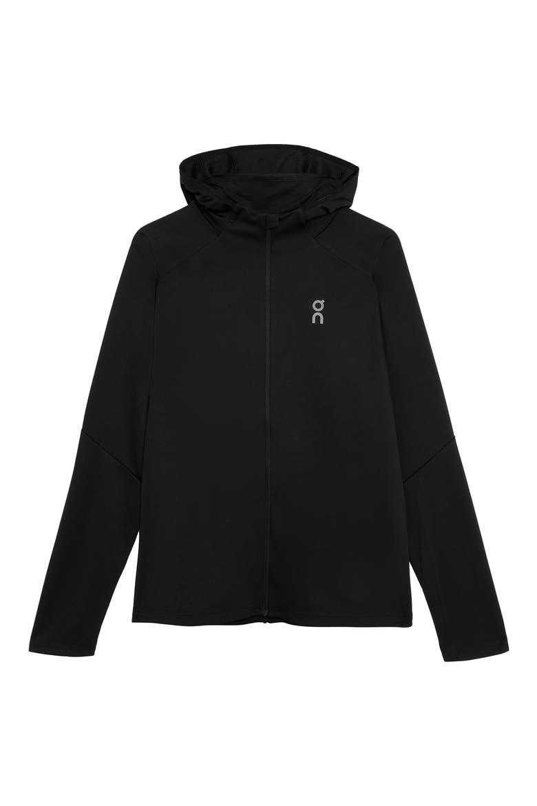 Climate Zip Hoodie, Alternate, color, BLACK