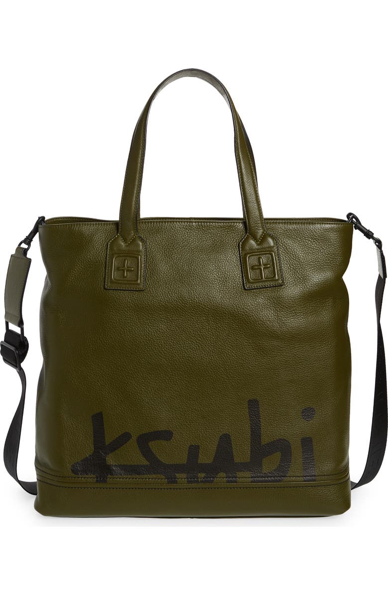 Ksubi Kollector Leather Tote, Main, color,