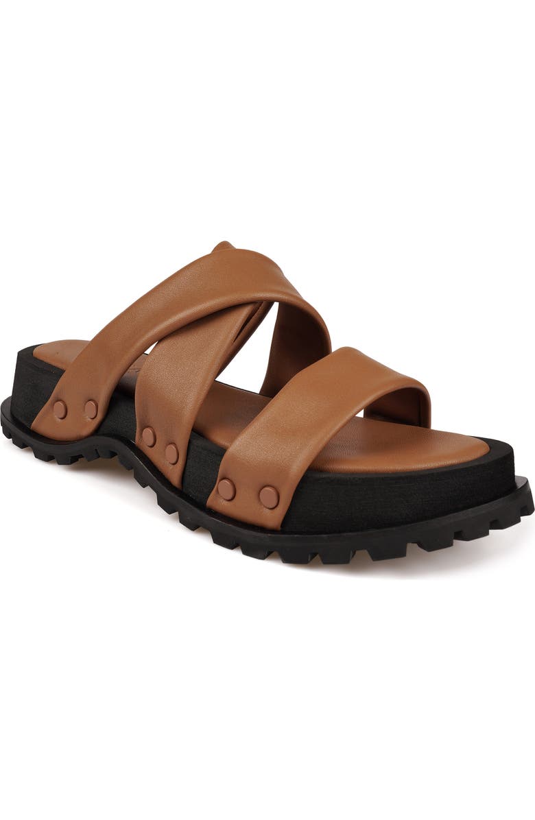 Artisan Crafted By Zigi Elixa Platform Sandal, Main, color, Saddle