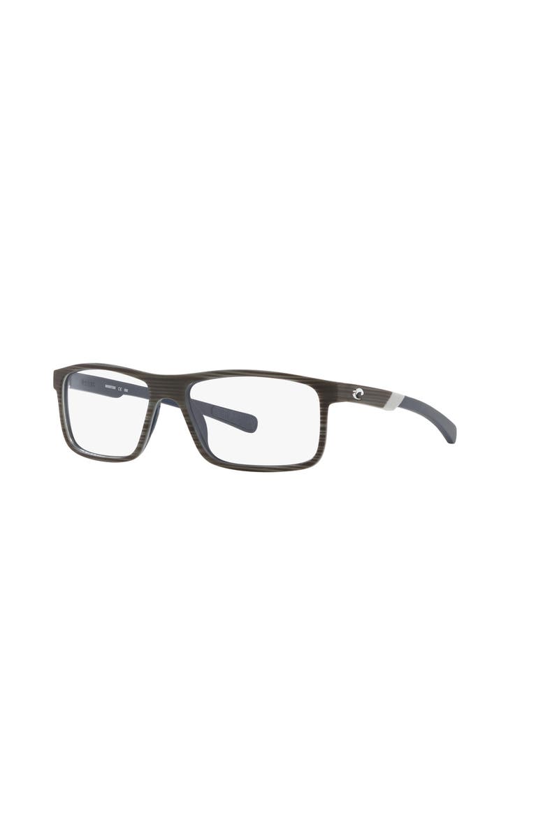 55mm Rectangle optical glasses, Main, color, Silver