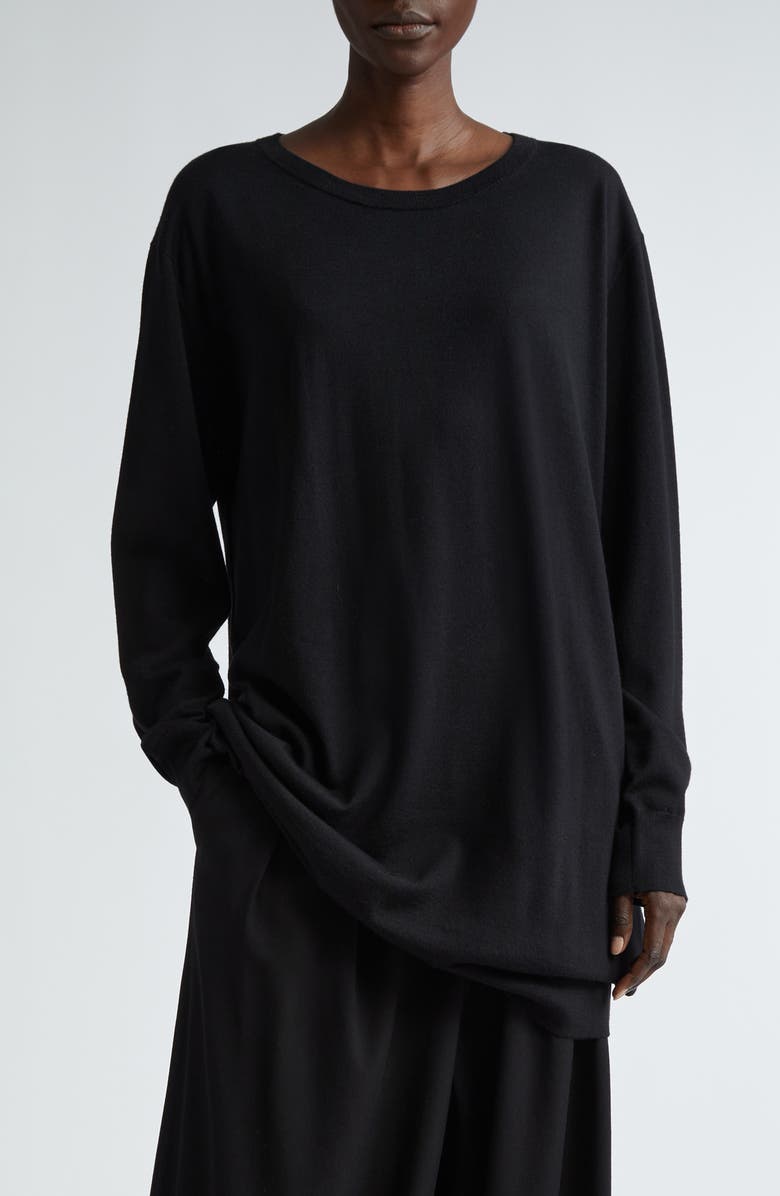 Dries Van Noten Tammy Elongated Wool Sweater, Main, color,