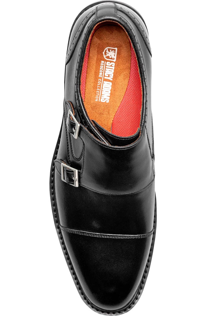 Stacy Adams Boswell Double Monk Strap Shoe, Alternate, color, Black