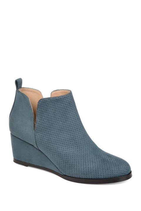 Mylee Perforated Wedge Bootie (Women)