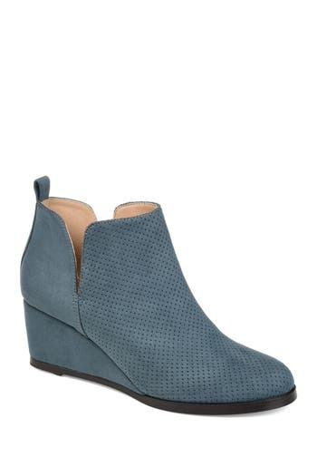 Mylee Perforated Wedge Bootie