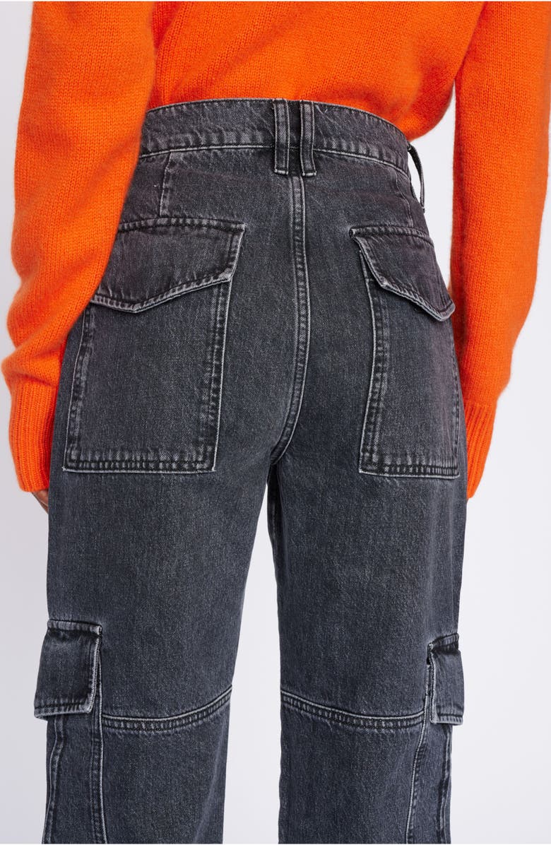 FRAME High Waist Utility Straight Leg Jeans, Alternate, color, 