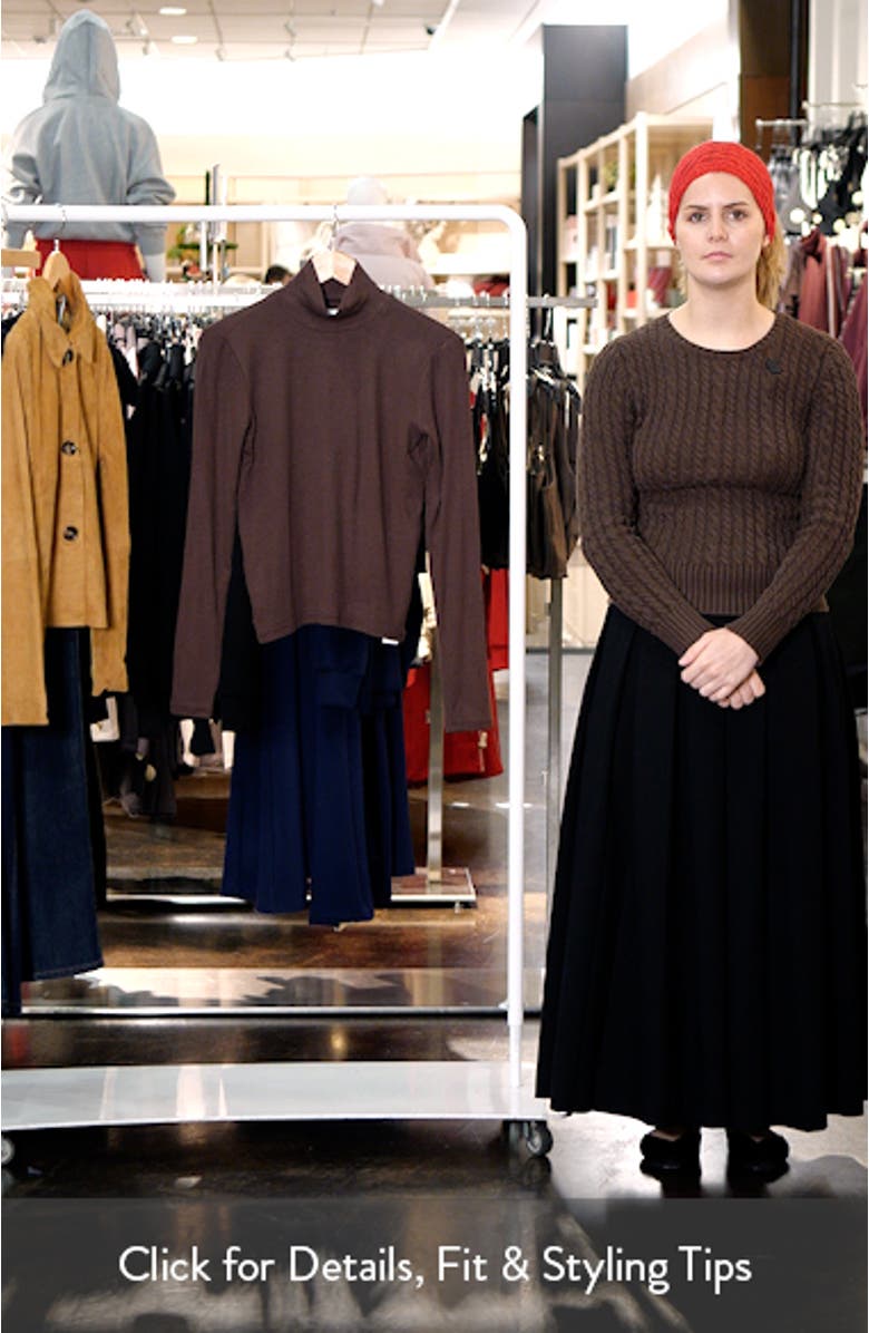 Mock Neck Long Sleeve Rib Top, sales video thumbnail