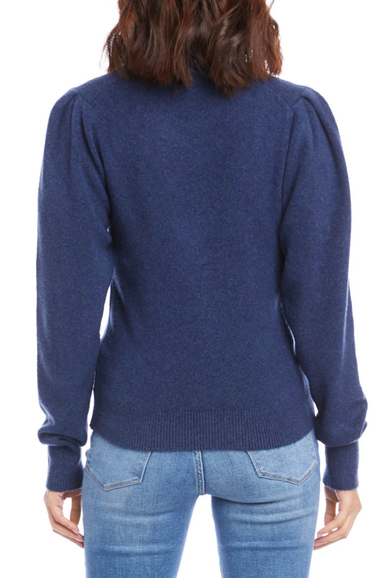 Puff Sleeve Sweater, Alternate, color, DEEP BLUE