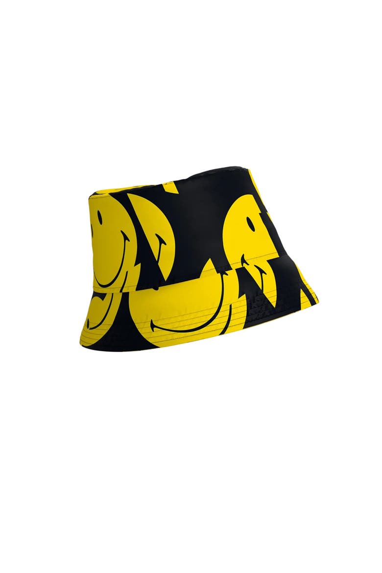 Bucket Hat All Smiles x Smiley, Alternate, color, Yellow