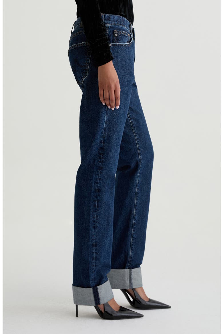 The Boyfriend Mid Rise Relaxed Straight Leg Jeans, Alternate, color, ESCAPISM