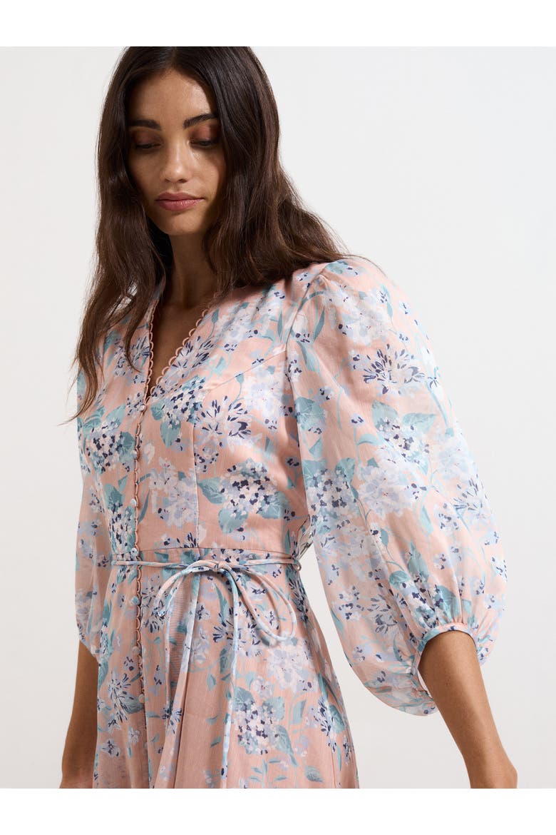 Alison Floral Dress, Alternate, color, Pale Pink