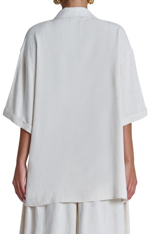 Naked Wardrobe Cotton & Linen Shirt