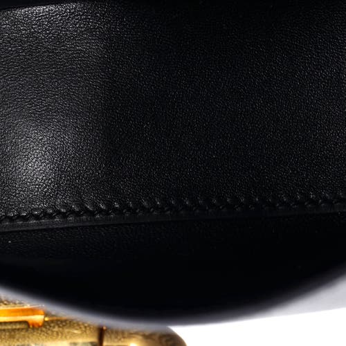 Pre-owned Hermes  Hermes Della Cavalleria Elan Shoulder Bag Epsom In Black