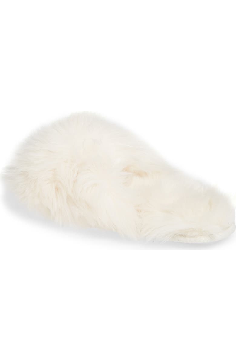 Make + Model Cuddle Plush Faux Fur Scuff Slipper, Alternate, color,
