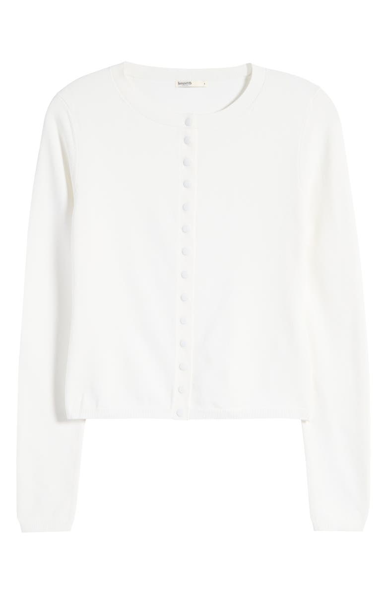 HOUSE OF CB Riva Stretch Jersey Cardigan, Alternate, color, 