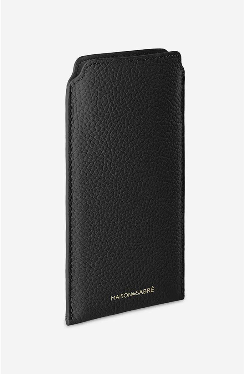 MAISON de SABRÉ Leather Sunglasses Sleeve, Alternate, color, 