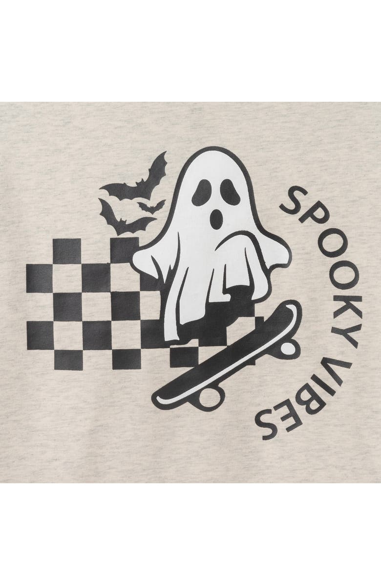 Andy & Evan Kids' Stay Spooky Graphic Hoodie, Alternate, color, Black