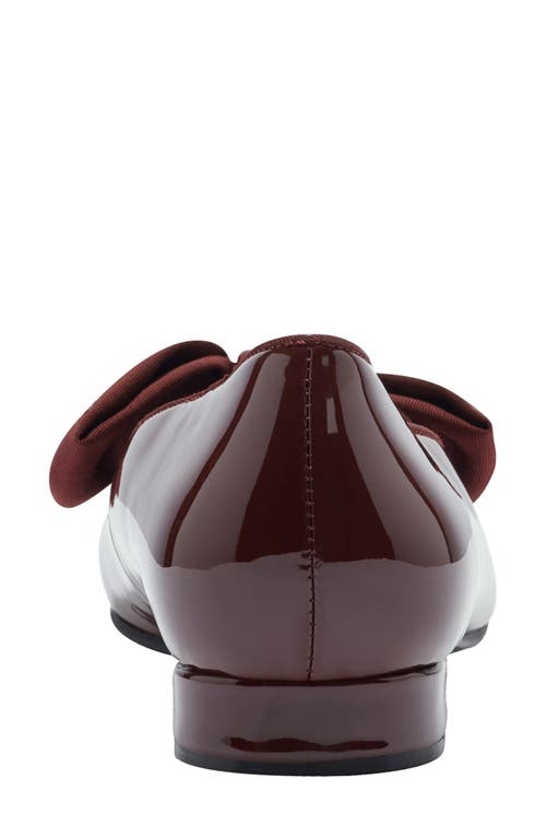 Bandolino Auggie Bow Flat In Brown