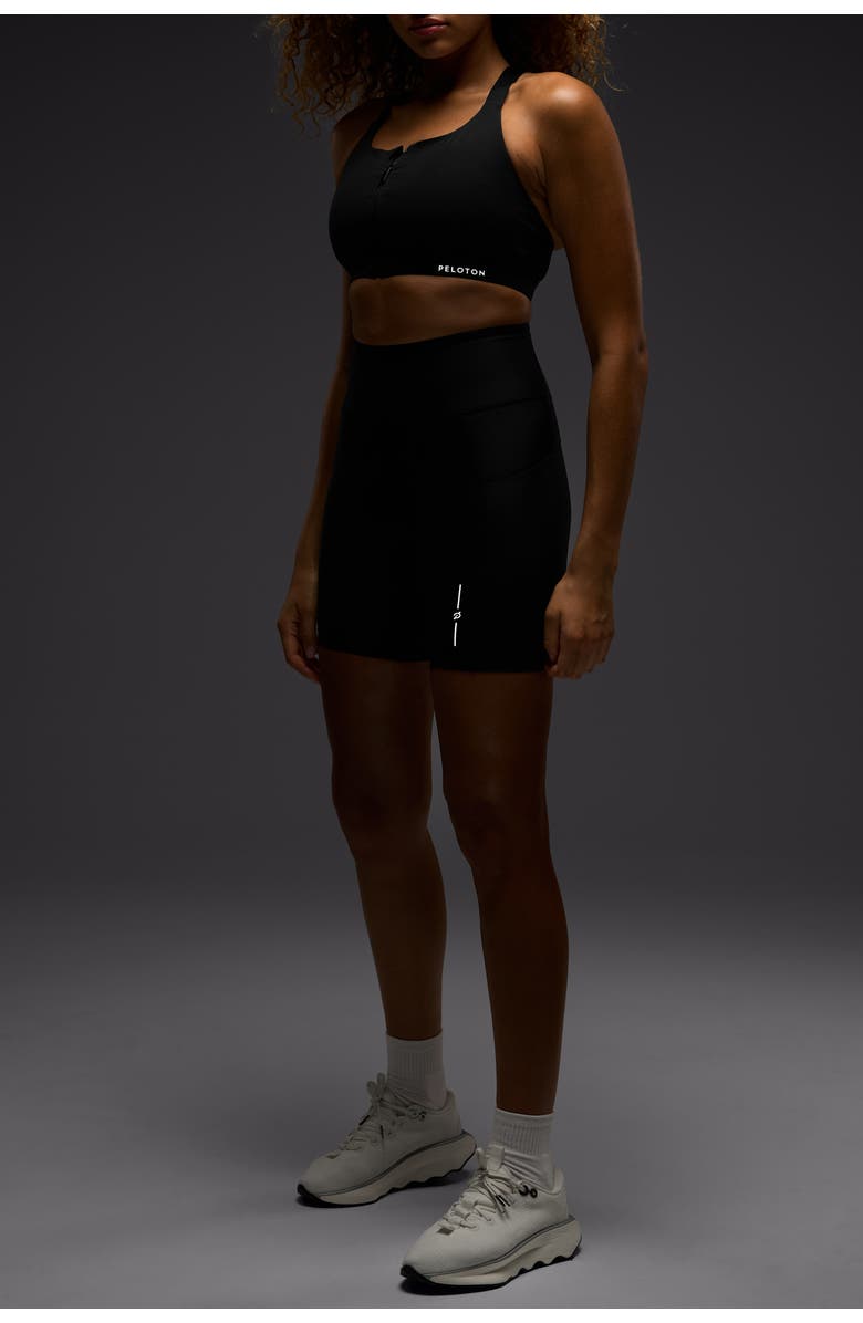 Peloton PaceForm Performance Pocket Run Short 7", Alternate, color, Jet Black