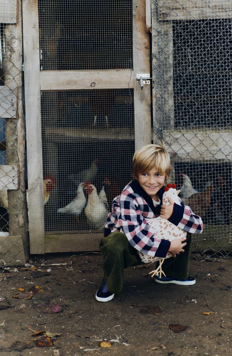 Lorena Canals Chicken Cushion, Alternate, color, Natural Chestnut