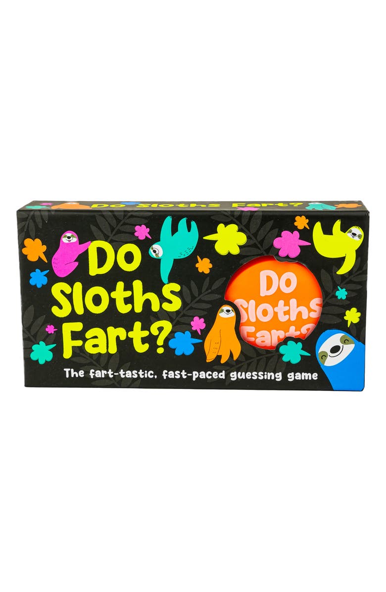 GIFT REPUBLIC Do Sloths Fart? Card Game, Main, color, Multi