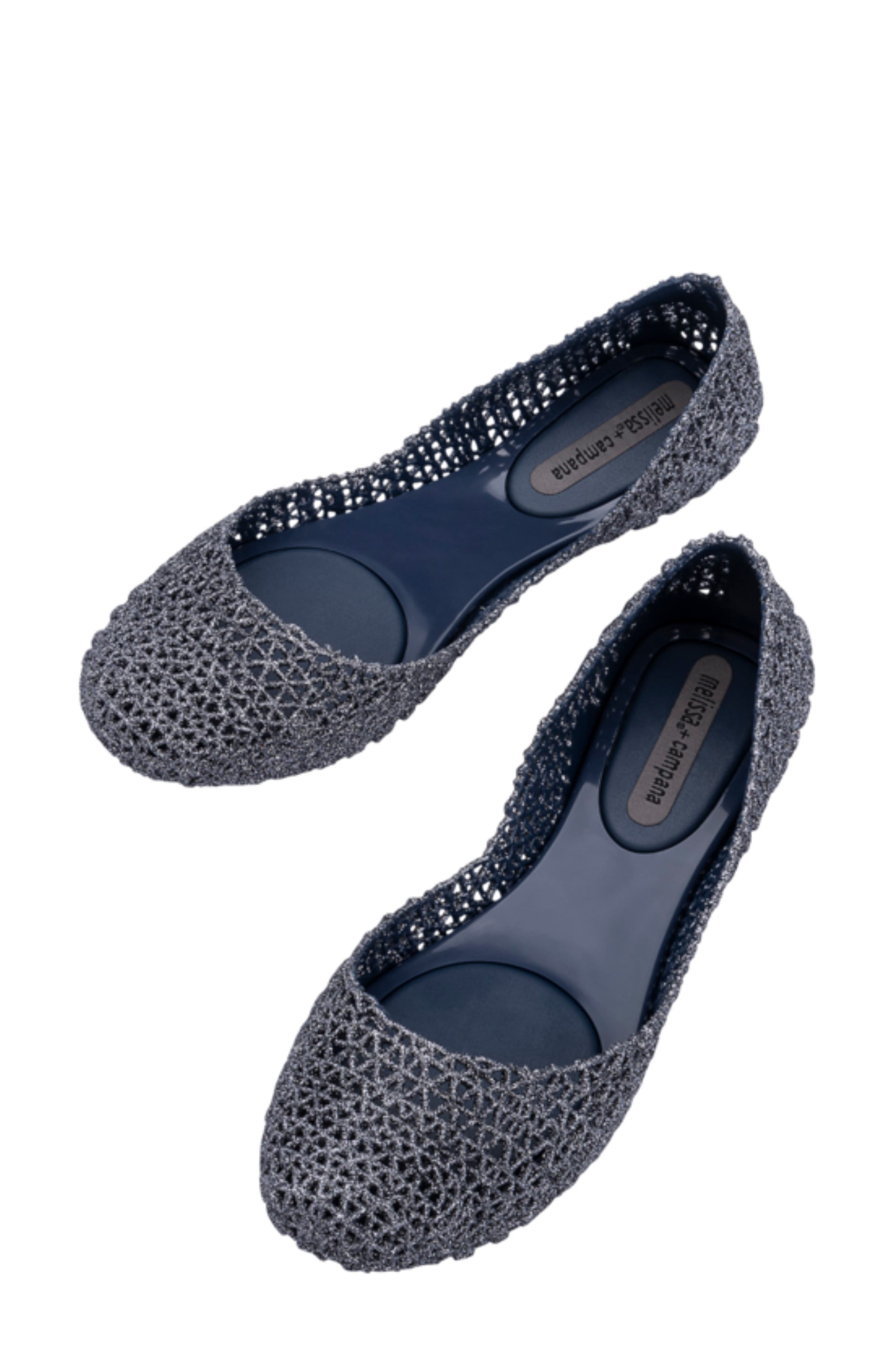 Campana Papel VII Jelly Flat, Alternate, color, BLUE/ GLITTER
