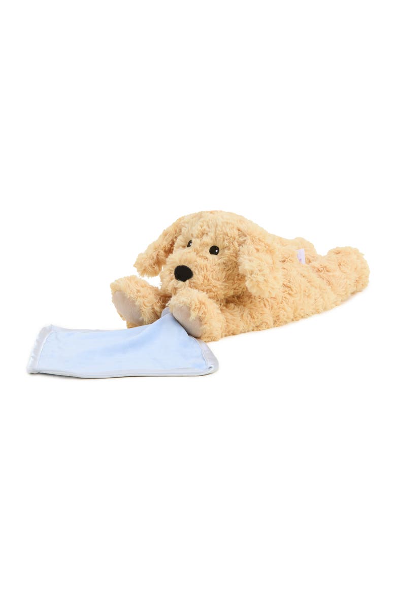 Dog Blanket Plush Toy, Main, color, Gold