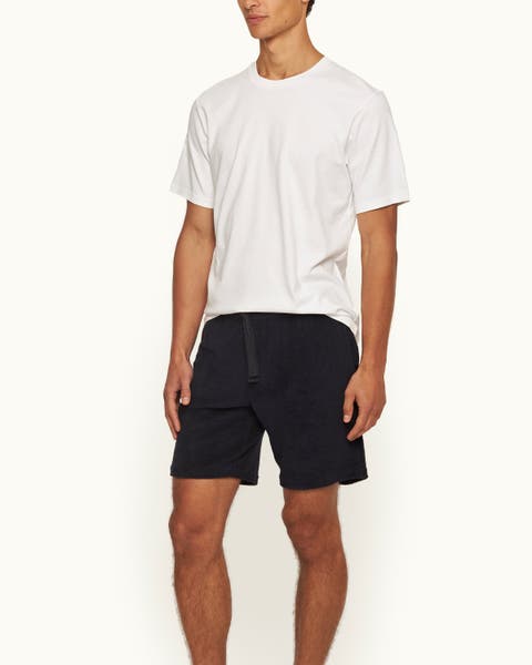 Trevone Towelling Classic-Fit Drawcord Sweat Shorts