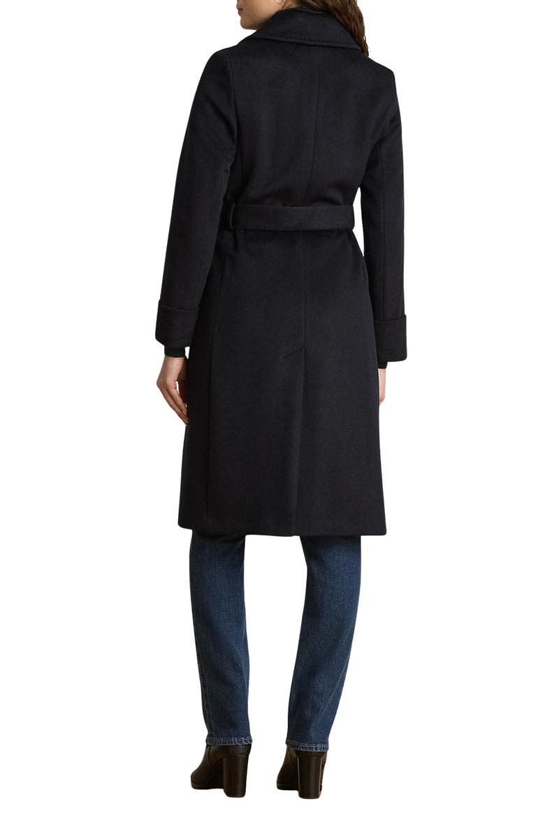 Wool Blend Wrap Coat, Alternate, color, REGAL NAVY