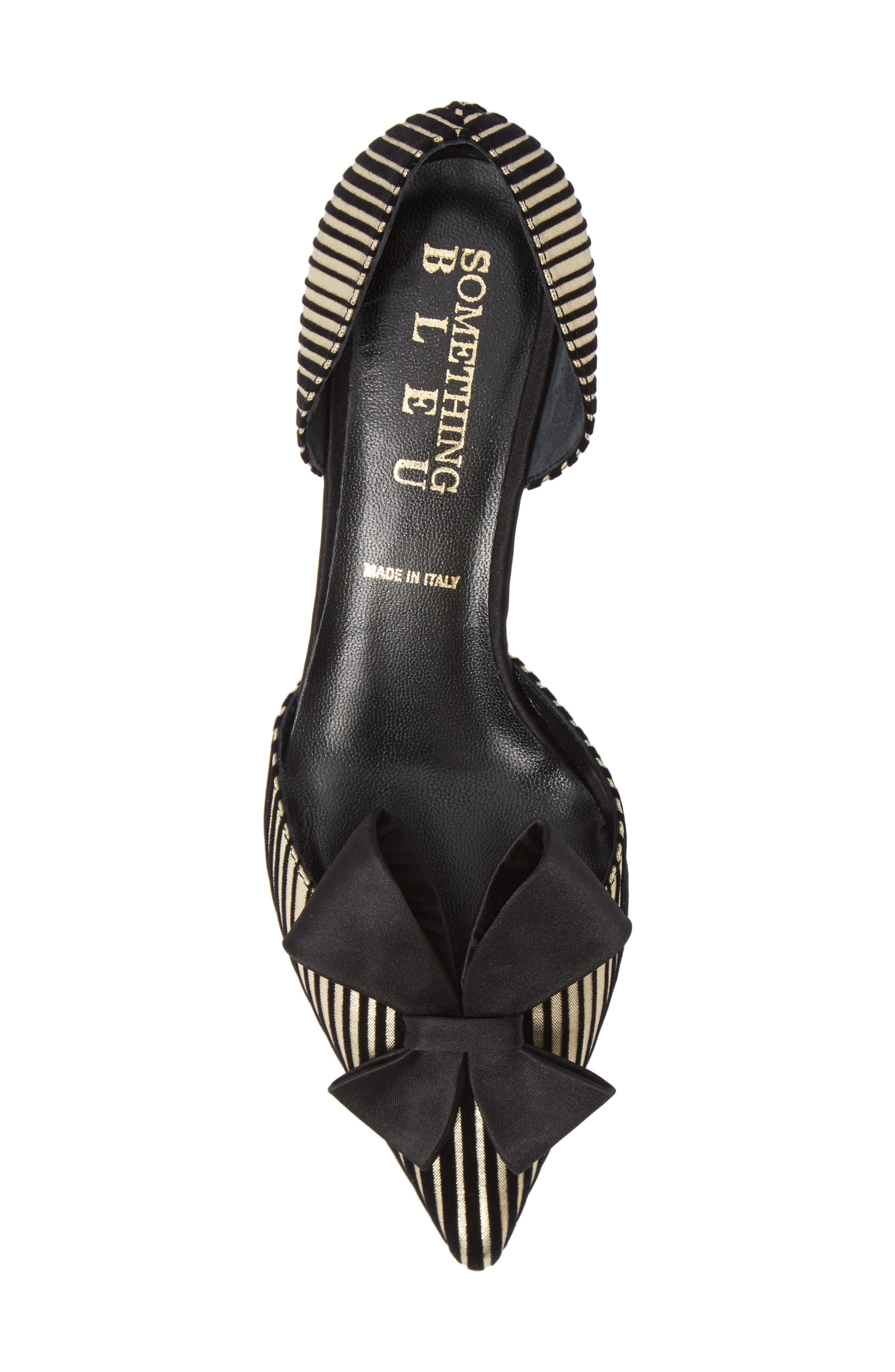 Something Bleu Cliff Bow d'Orsay Pump, Alternate, color, 