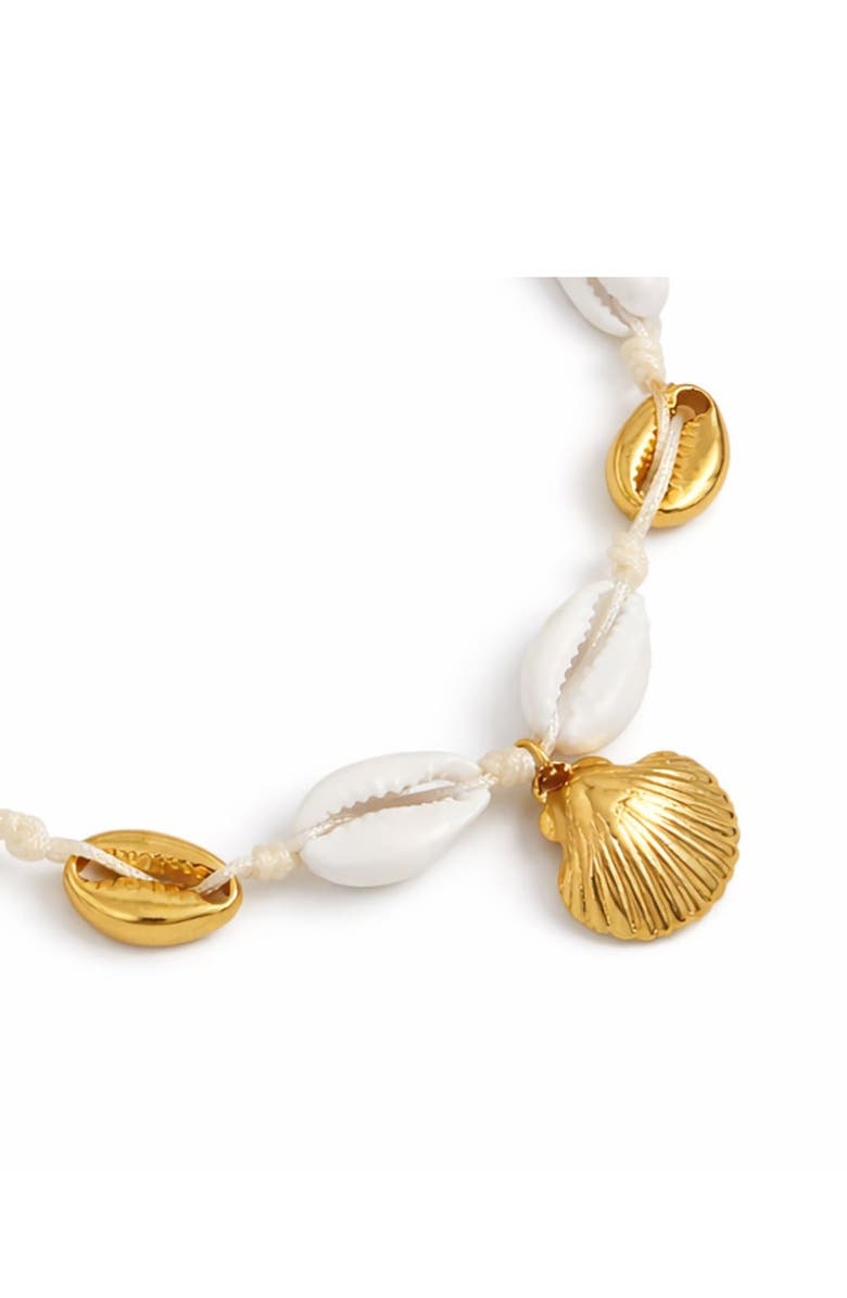 REBL Mixed Shell Charm Anklet, Alternate, color, 