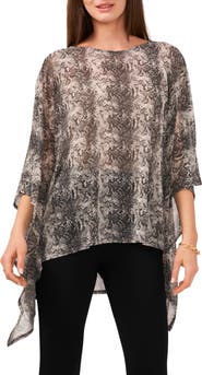 Chaus Overlay Mesh Cape