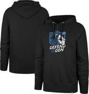 '47 Men's '47 Black Detroit Lions Regional Headline Hoodie