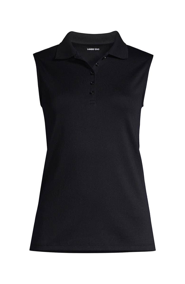Lands' End Supima Cotton Polo, Alternate, color, Black