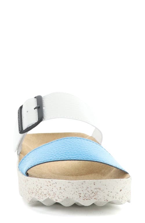 Asportuguesas By Fly London Coly Platform Slide Sandal In Multi