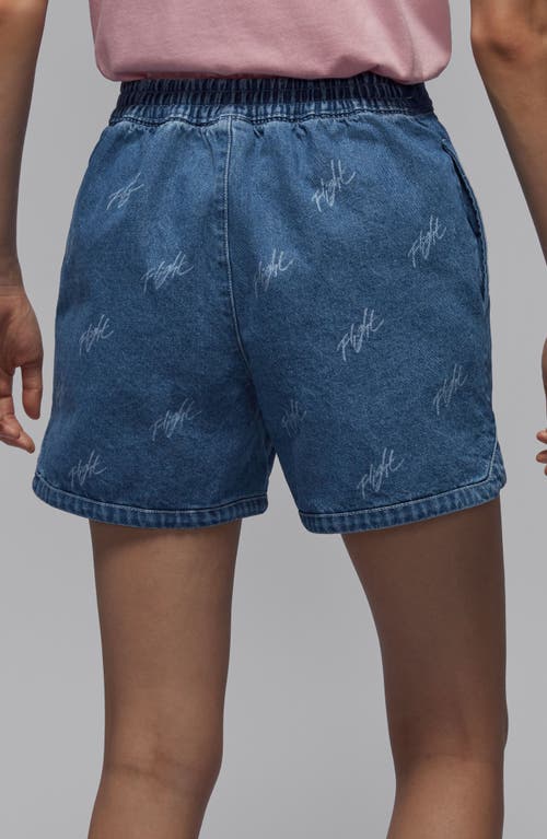 JORDAN JORDAN LOGO DENIM SHORTS
