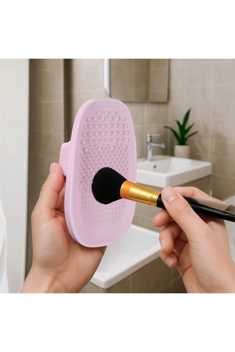 Beauty Brush Cleaning Tool, Alternate, color, Purple