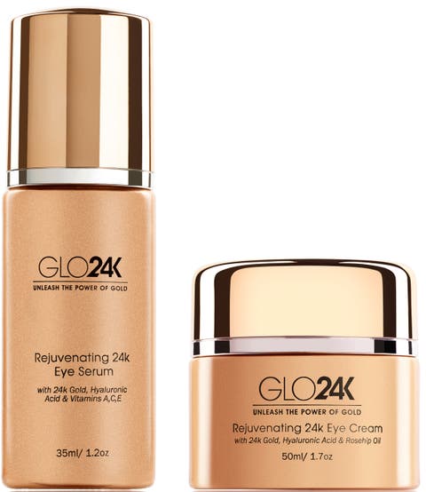 Rejuvenating 24k Eye Cream and Serum