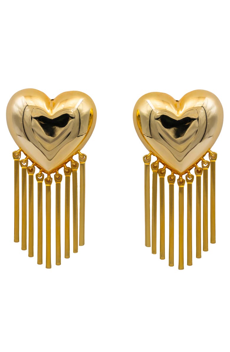 BLACK SUEDE STUDIO Fringe Earring, Main, color,