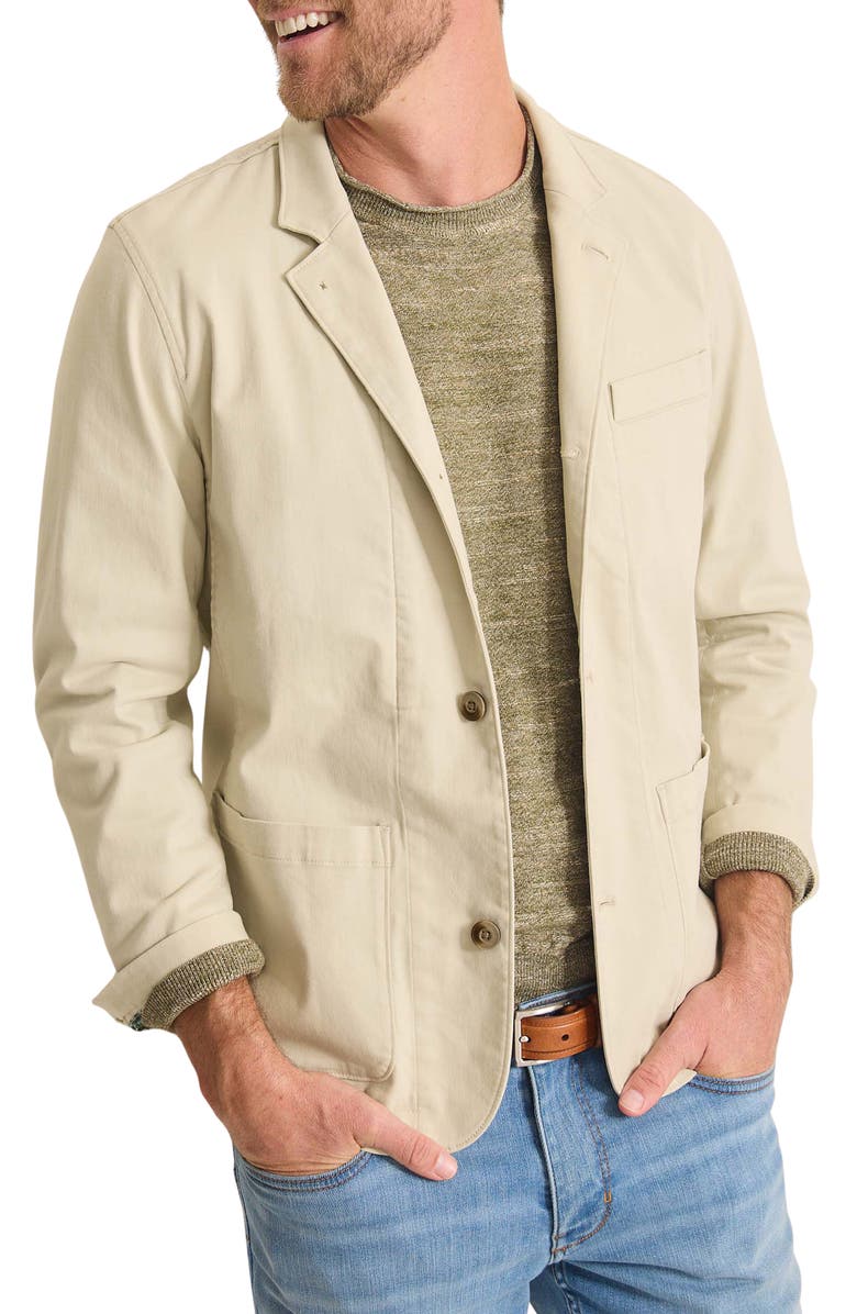Tommy Bahama Cabo Coast Tan Stretch Cotton Blend Sport Coat, Main, color, Khaki Sands