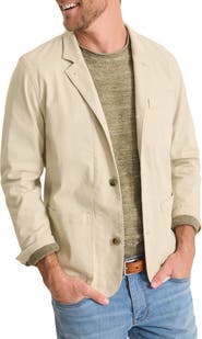 Tommy Bahama Cabo Coast Tan Stretch Cotton Blend Sport Coat