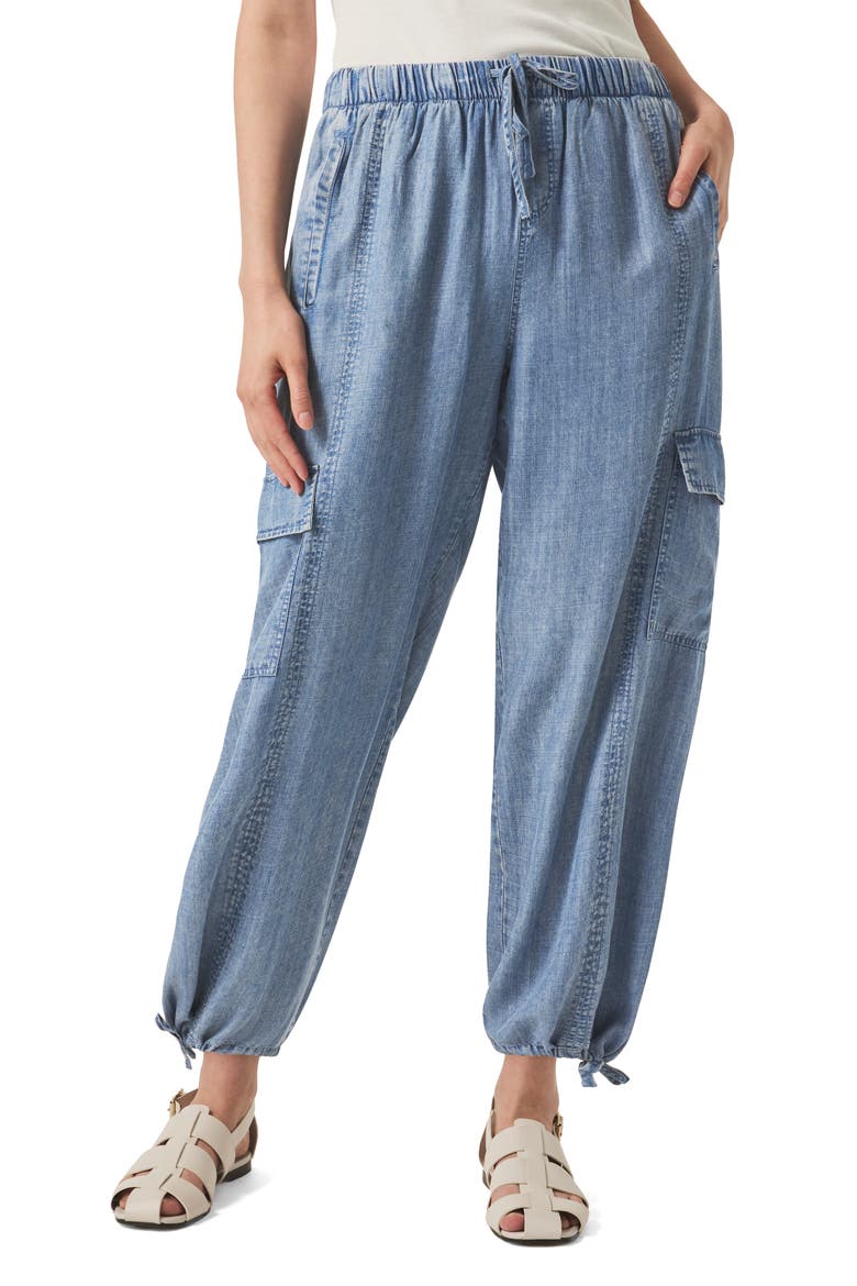Kamryn Pull-On Cargo Pants, Main, color, INDIGO