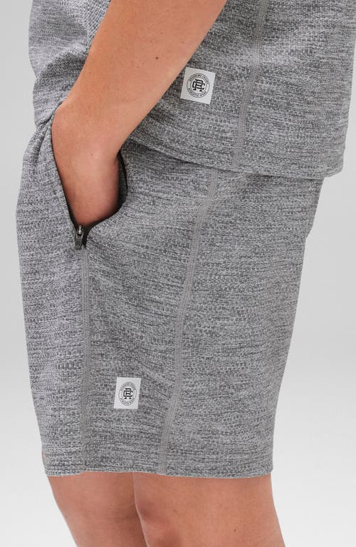 Reigning Champ Solotex® Mesh Tiebreak 7-inch Shorts In Heather Grey