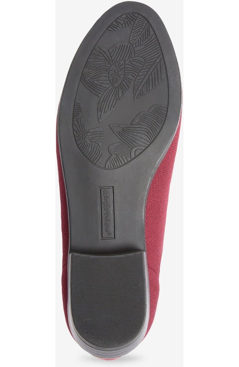 Comfortview The Aspyn Bootie, Alternate, color, Burgundy