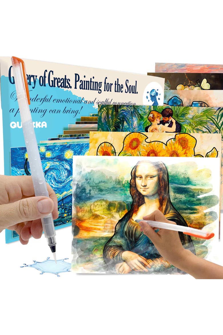 Reusable Water Painting Activity Kit for Seniors - Dementia-Friendly Crafts, Main, color, Gallery