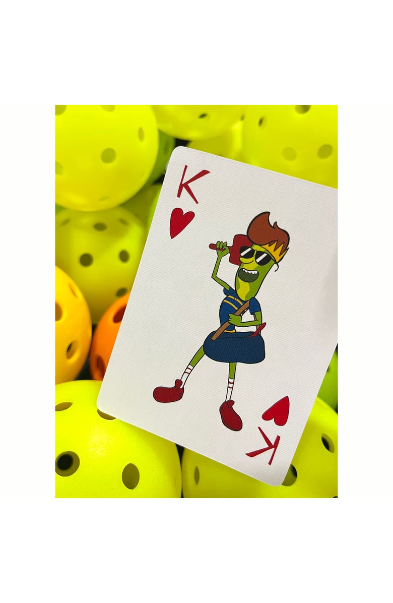 Pickleball Slam Playing Cards Classic Deck With Slang, Shots, Tips, Alternate, color, Multicolored