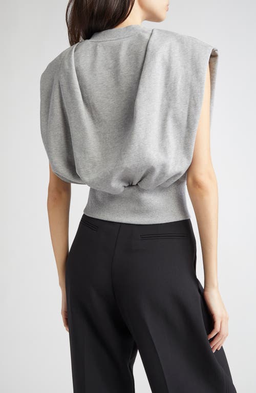 3.1 Phillip Lim Sleeveless French Terry Sweatshirt In Gray