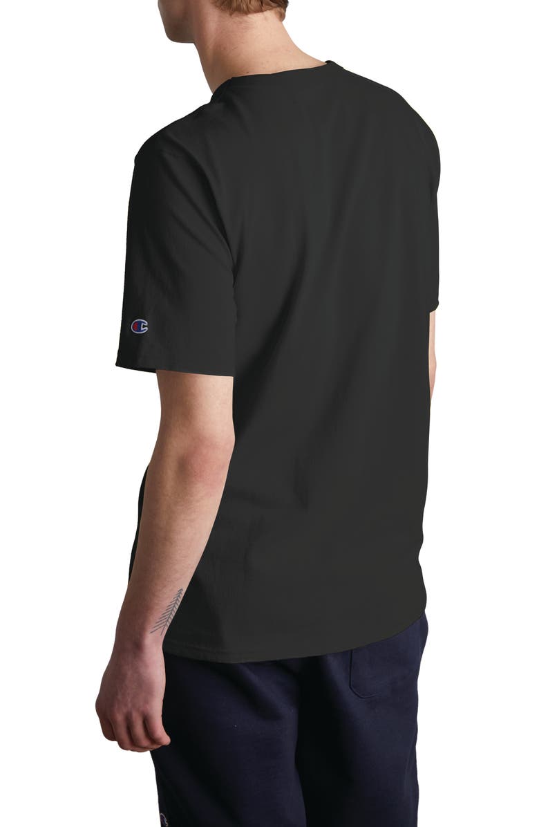 Champion Logo Embroidered Crewneck T-Shirt, Alternate, color, 